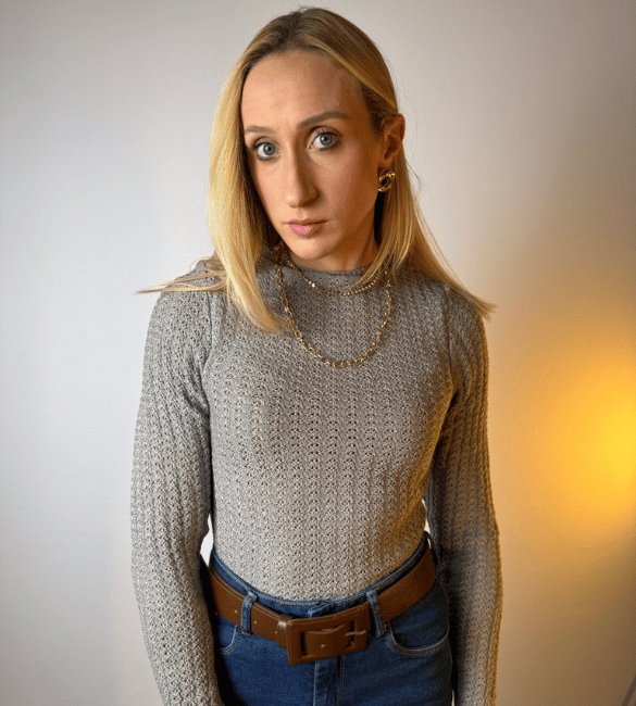 Blusa Tricot Ana - Cinza