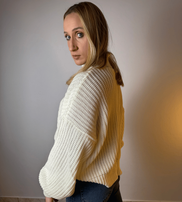 Blusa Tricot Luana - Branco