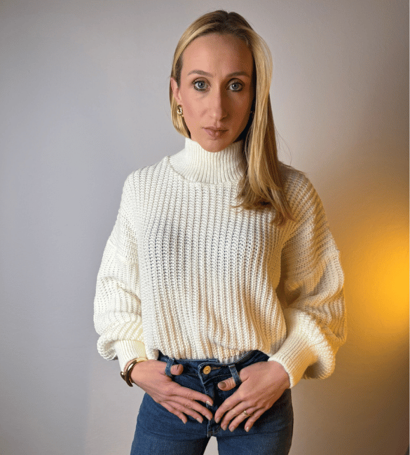 Blusa Tricot Luana - Branco