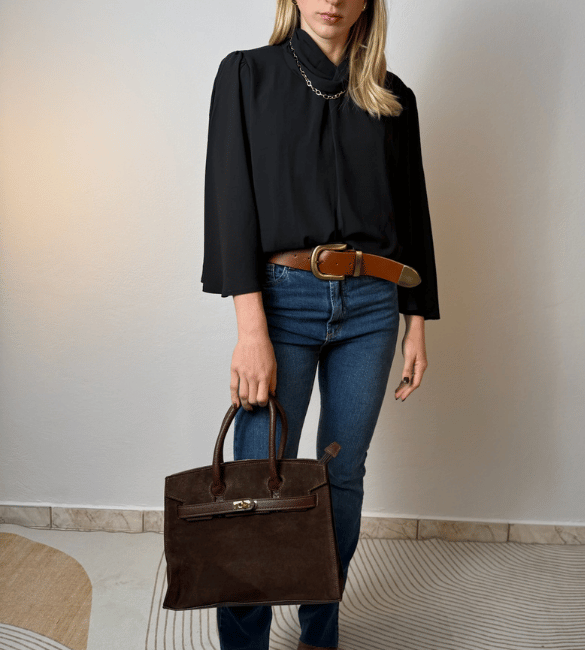 Bolsa Ana - Marrom
