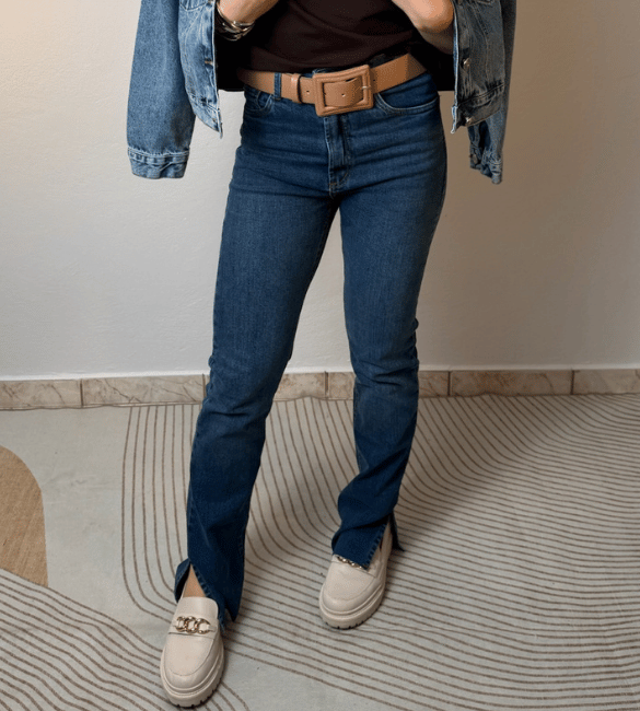 Calça Reta Bruna - Jeans