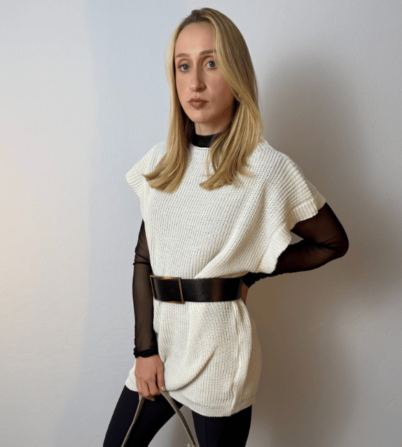 Colete Tricot Antonia - Branco