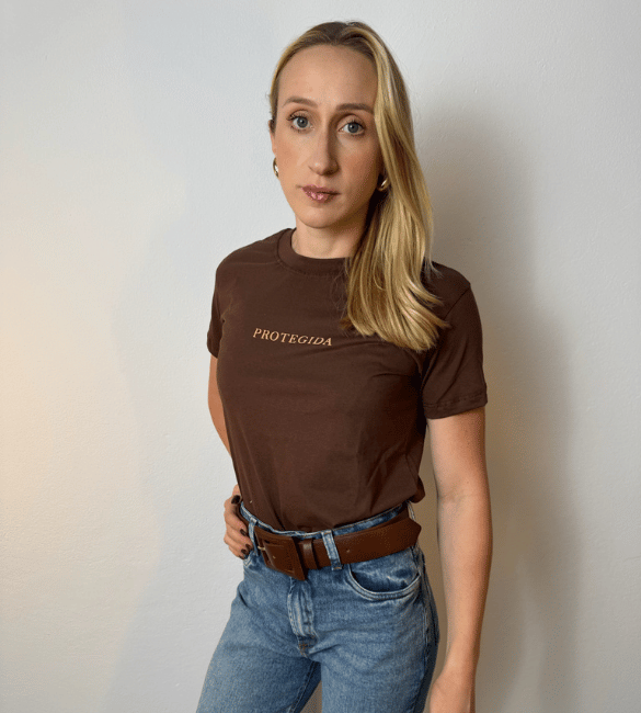 T-Shirt Alice - Marrom