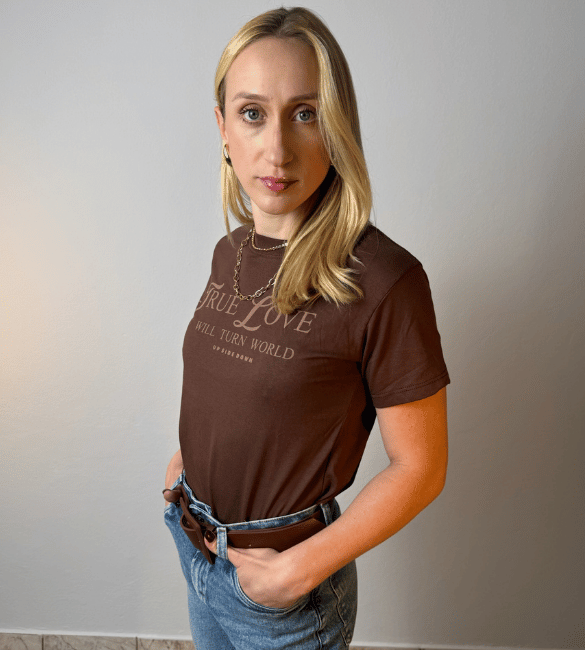 T-Shirt Carla - Marrom