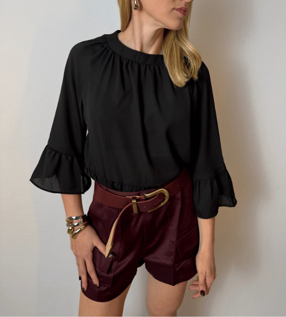 Shorts Olivia - Vinho